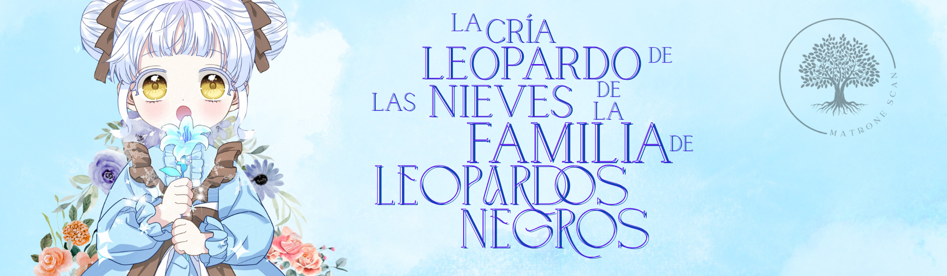 La cría Leopardo de las Nieves de la familia de Leopardos Negros